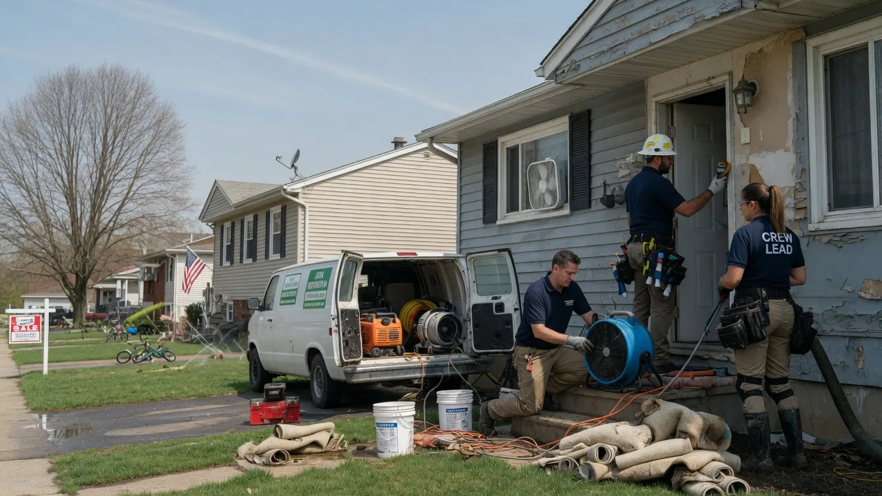 Flood Cleanup in Warrenville, IL near me