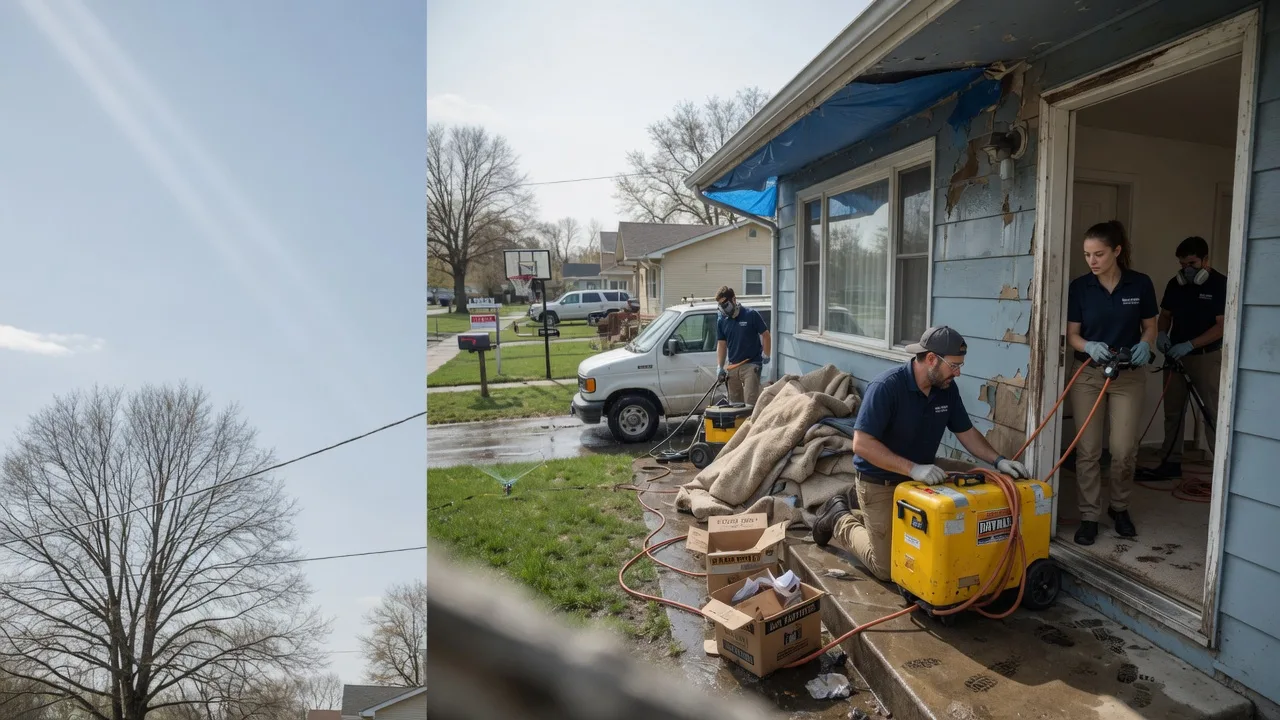 Basement Flood Cleanup in Warrenville, IL near me